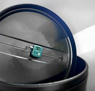 Smart Salt Delivery sensor mounted inside a water softener brine tank