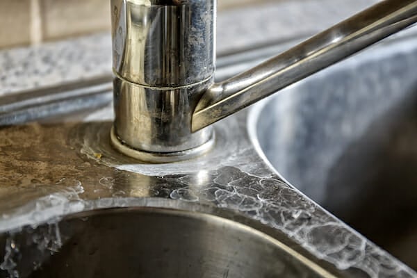 Water Softener vs Descaler for kitchen sink limescale