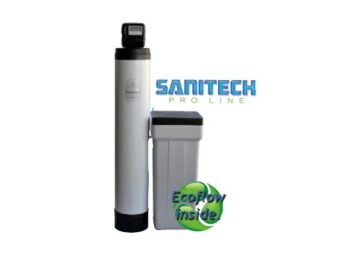 Sanitech Pro Line water softener with integrated filtration