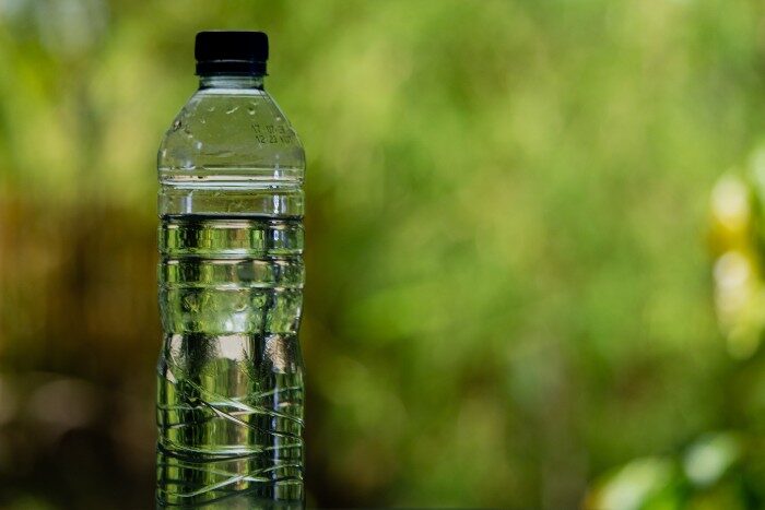 DIY water hardness test using a plastic bottle with tap water
