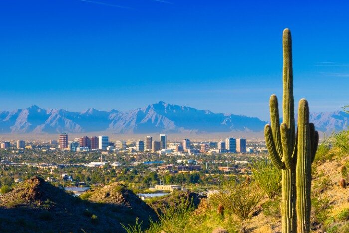 Phoenix landscape representing water quality challenges in Arizona