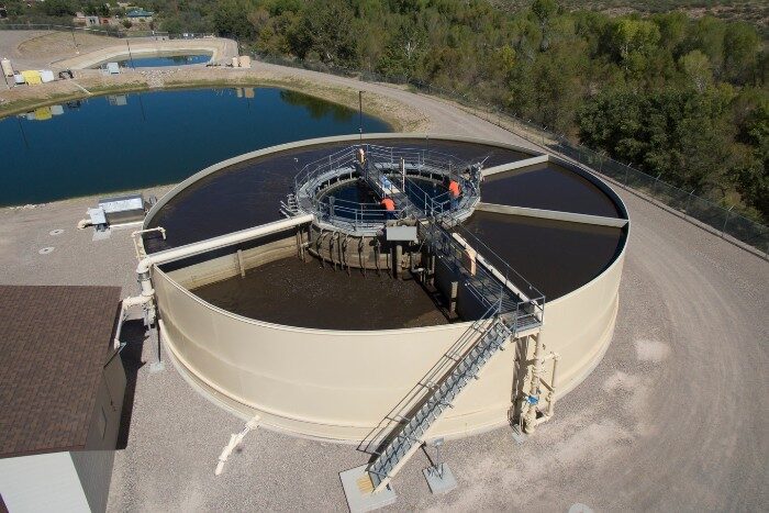 Arizona wastewater treatment plant highlighting water recycling and contamination challenges