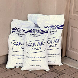 bags of solar salt for water softeners