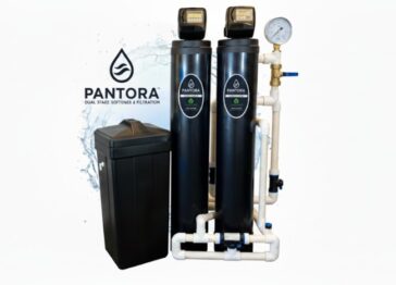Whole-home dual tank water softener setup for Phoenix homes with very hard water
