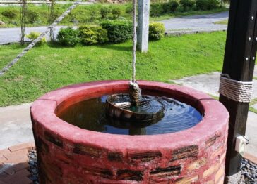 Untreated Arizona well water source requiring filtration and water softening