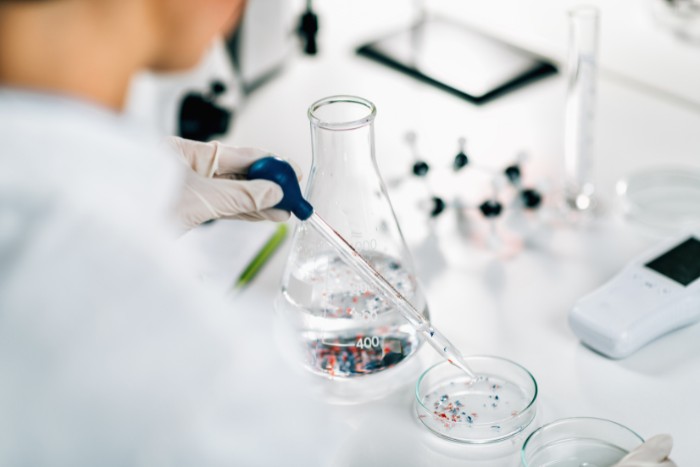 Laboratory testing used to analyze drinking water quality and safety