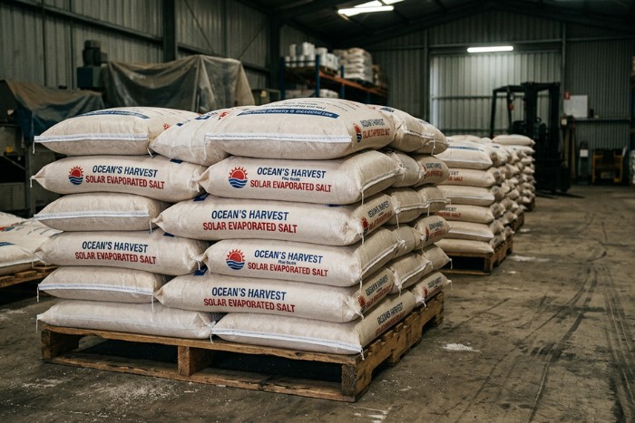 Water softener solar salt bags