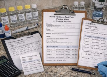 Professional water hardness testing in Phoenix Arizona