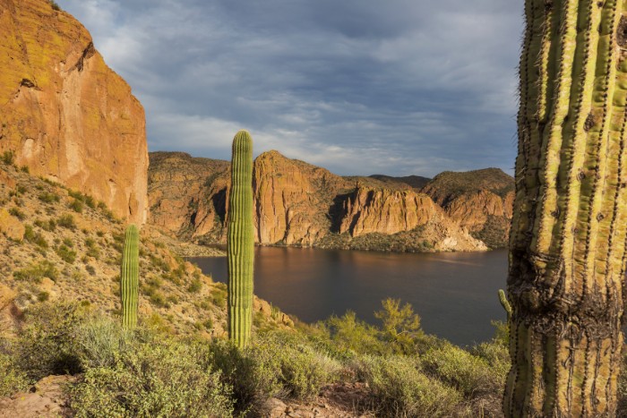 Arizona landscape representing regional water sources that affect Phoenix water conditions