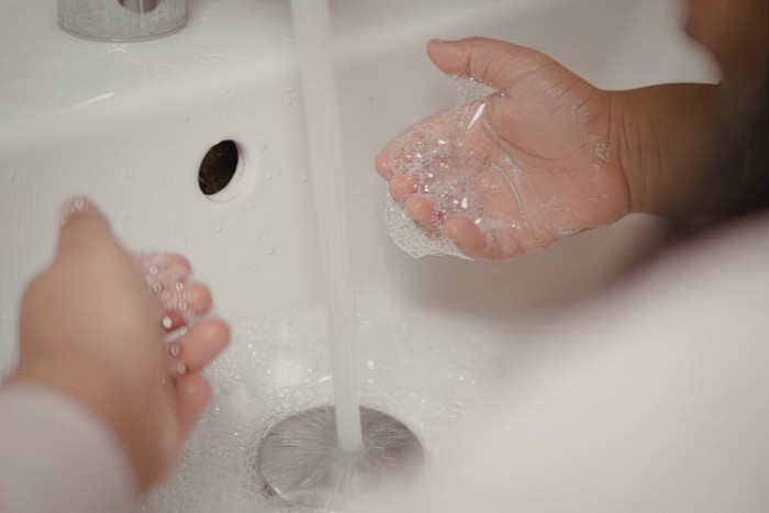 Everyday water use showing better rinse and lather with a properly sized water softener after accurate hardness testing