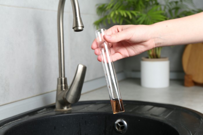 Tap water sampling for elevated iron testing